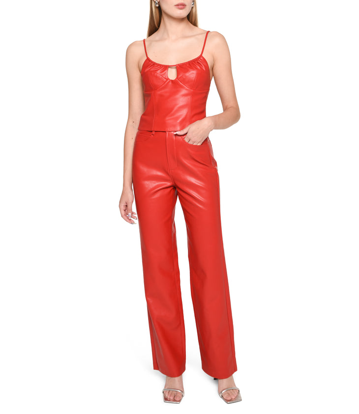 GISELLE FAUX LEATHER PANT