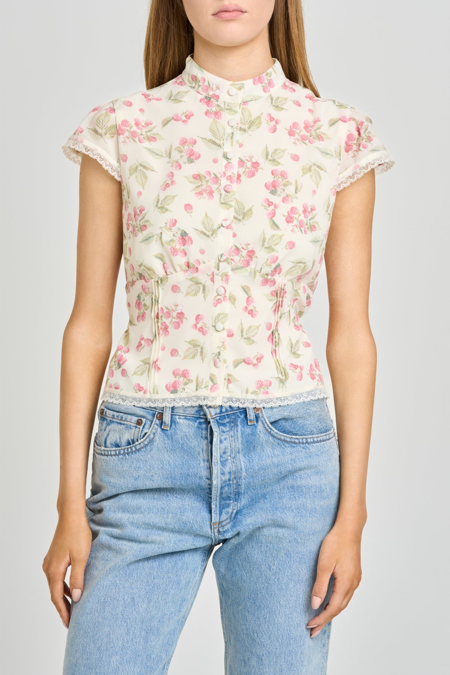 Talia Ruffle Top