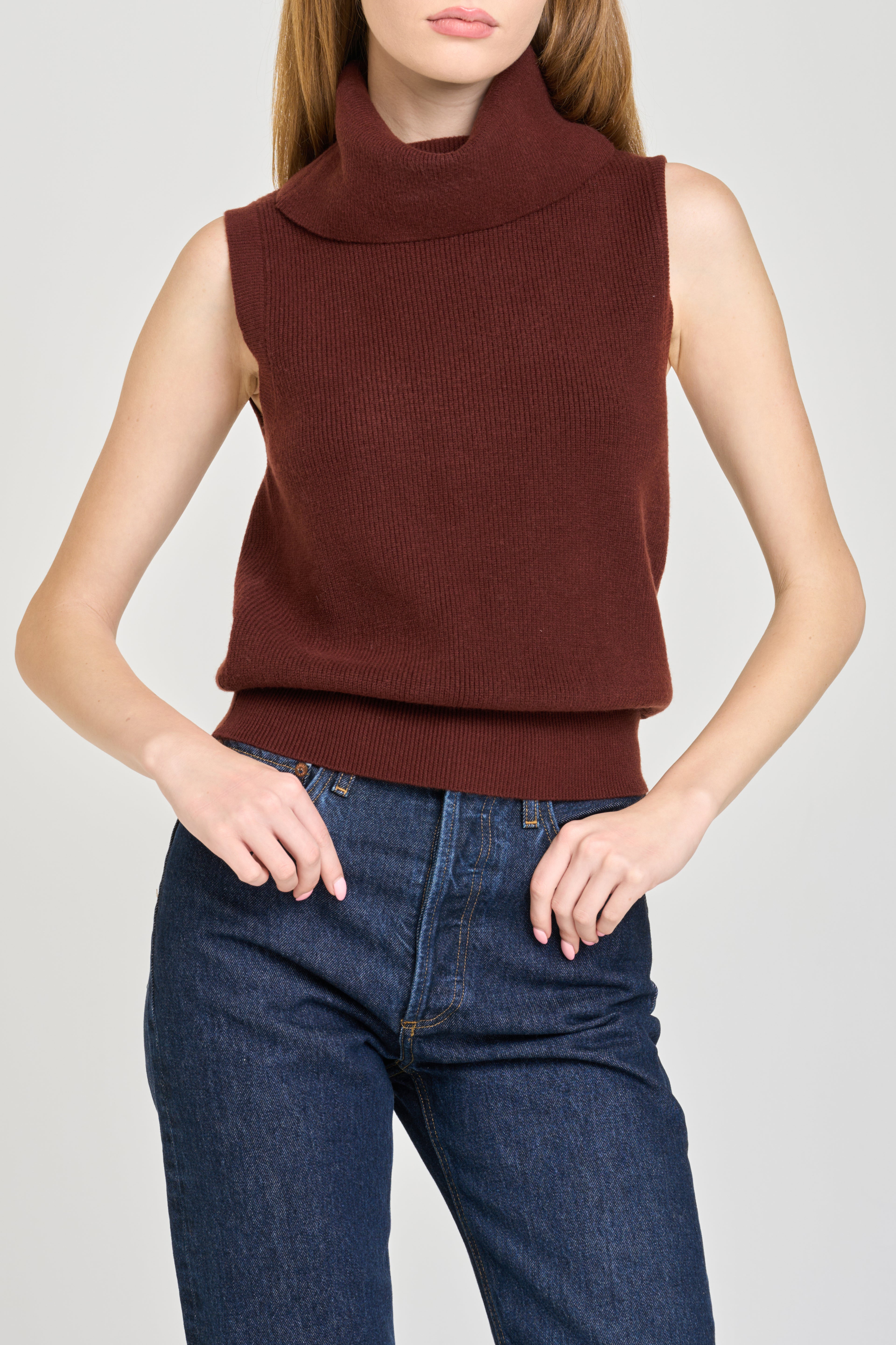 Elodie Sleeveless Sweater