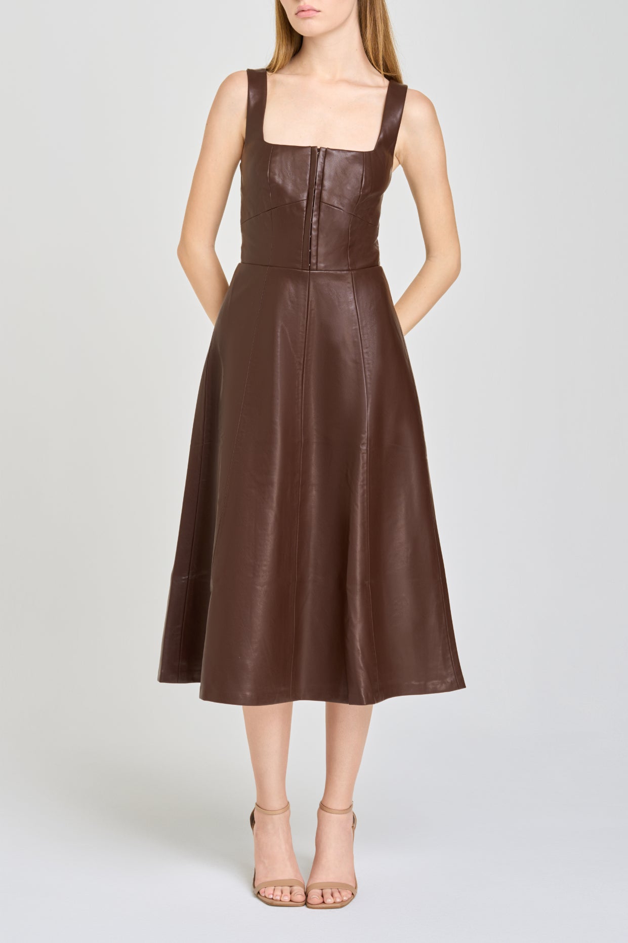 Leonie Leather Dress
