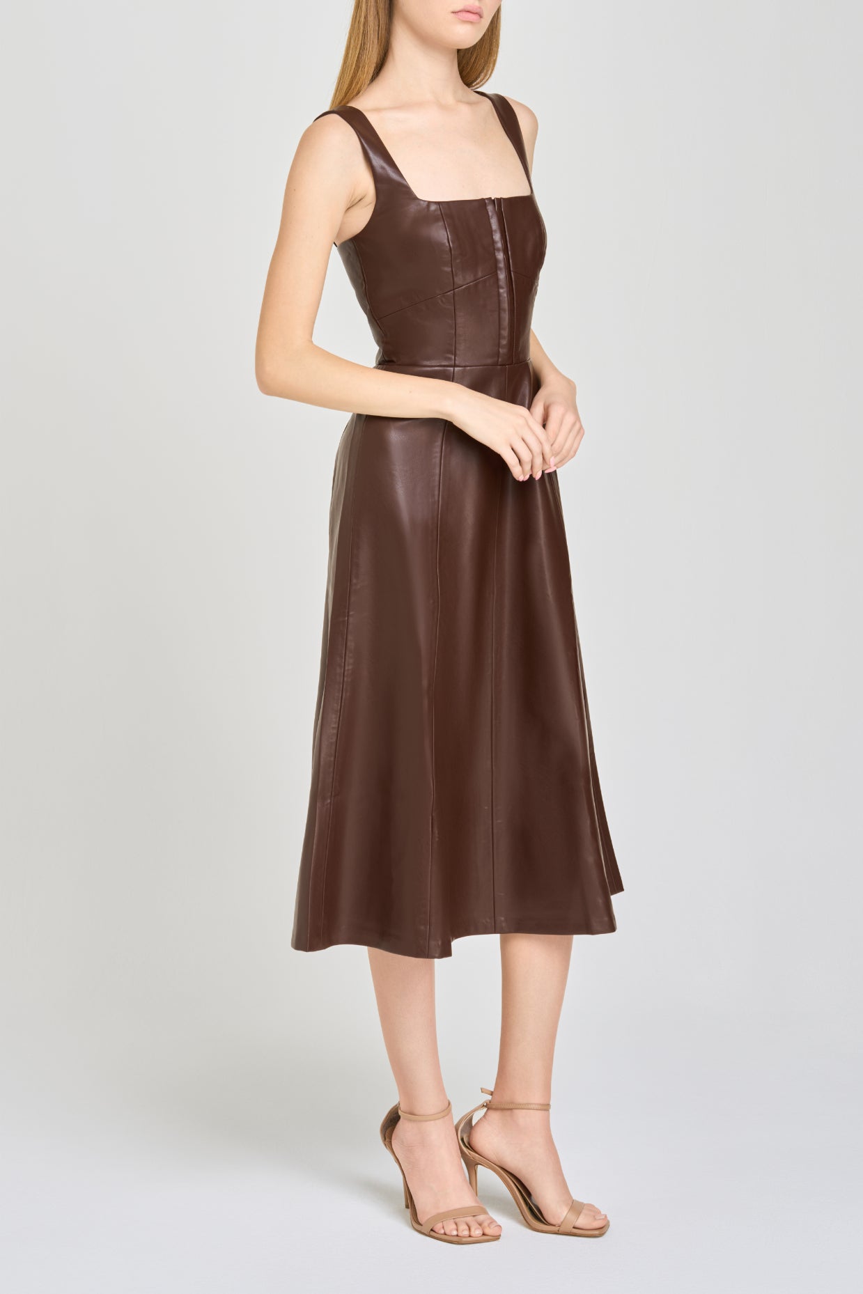 Leonie Leather Dress