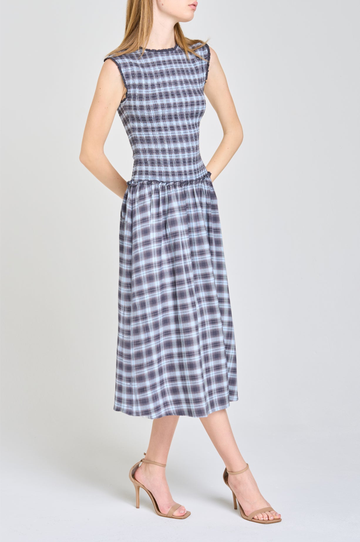 Adeline Smocked Midi Dress