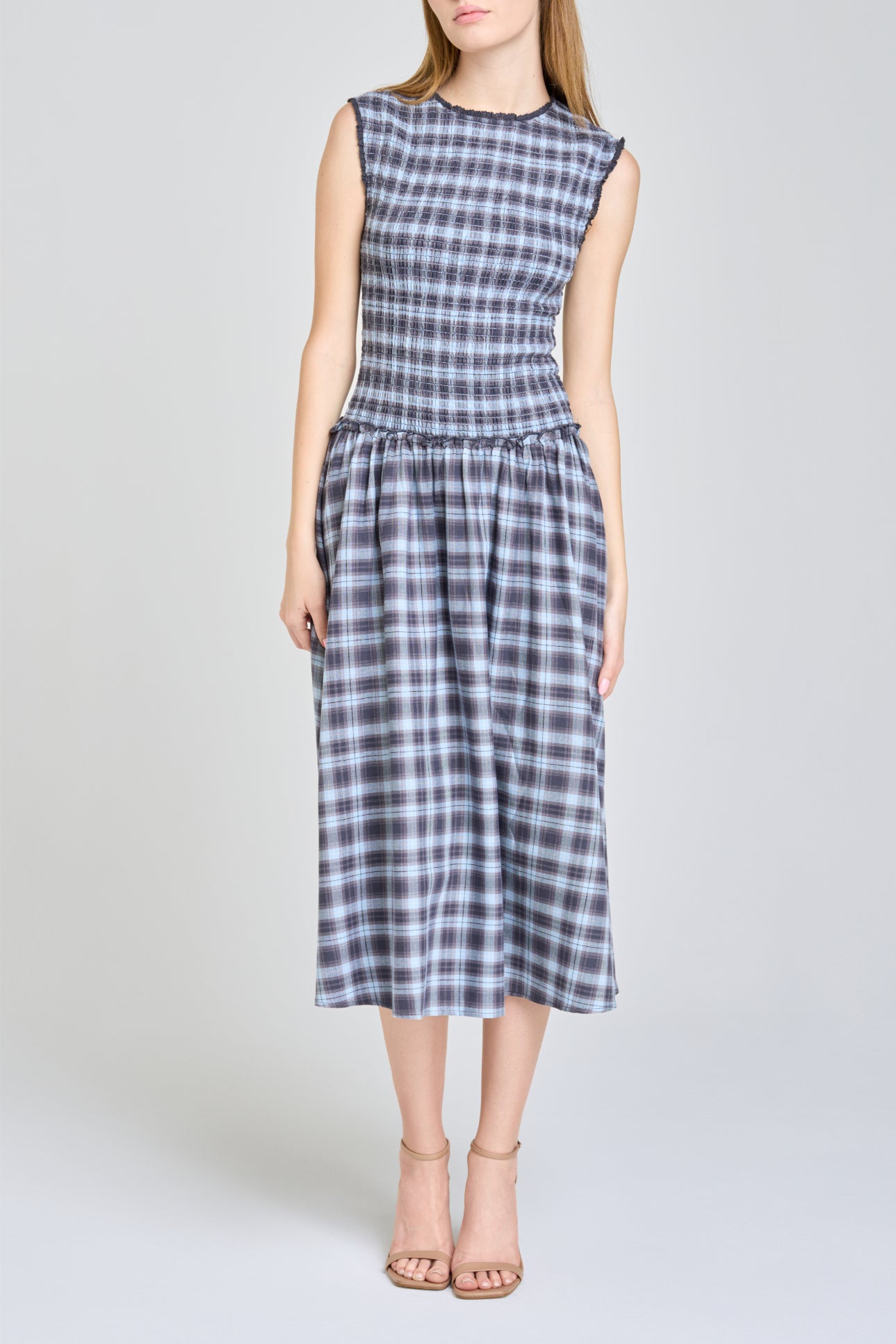 Adeline Smocked Midi Dress
