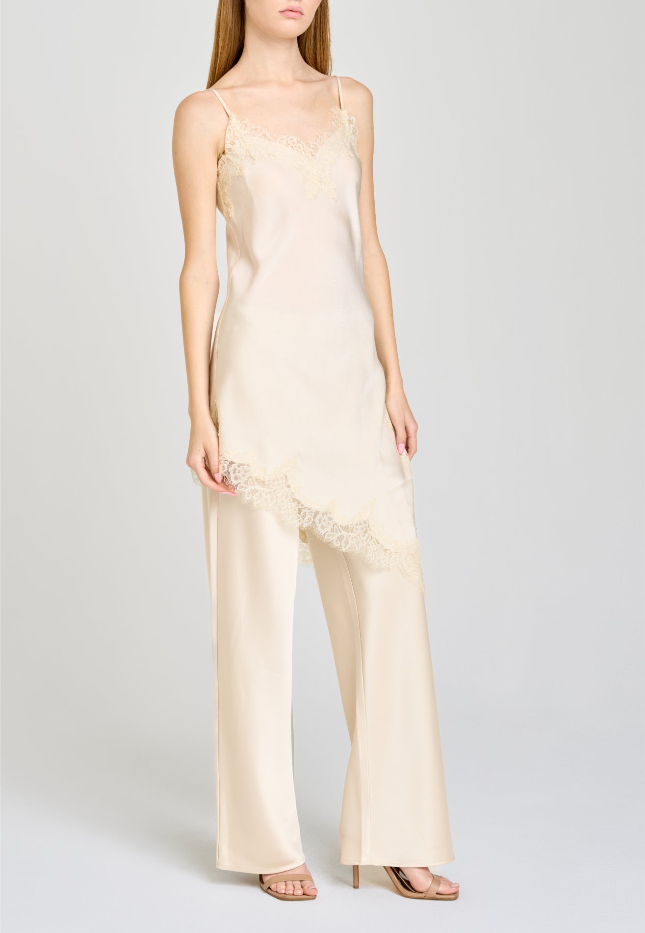Helene Lace Trim Top