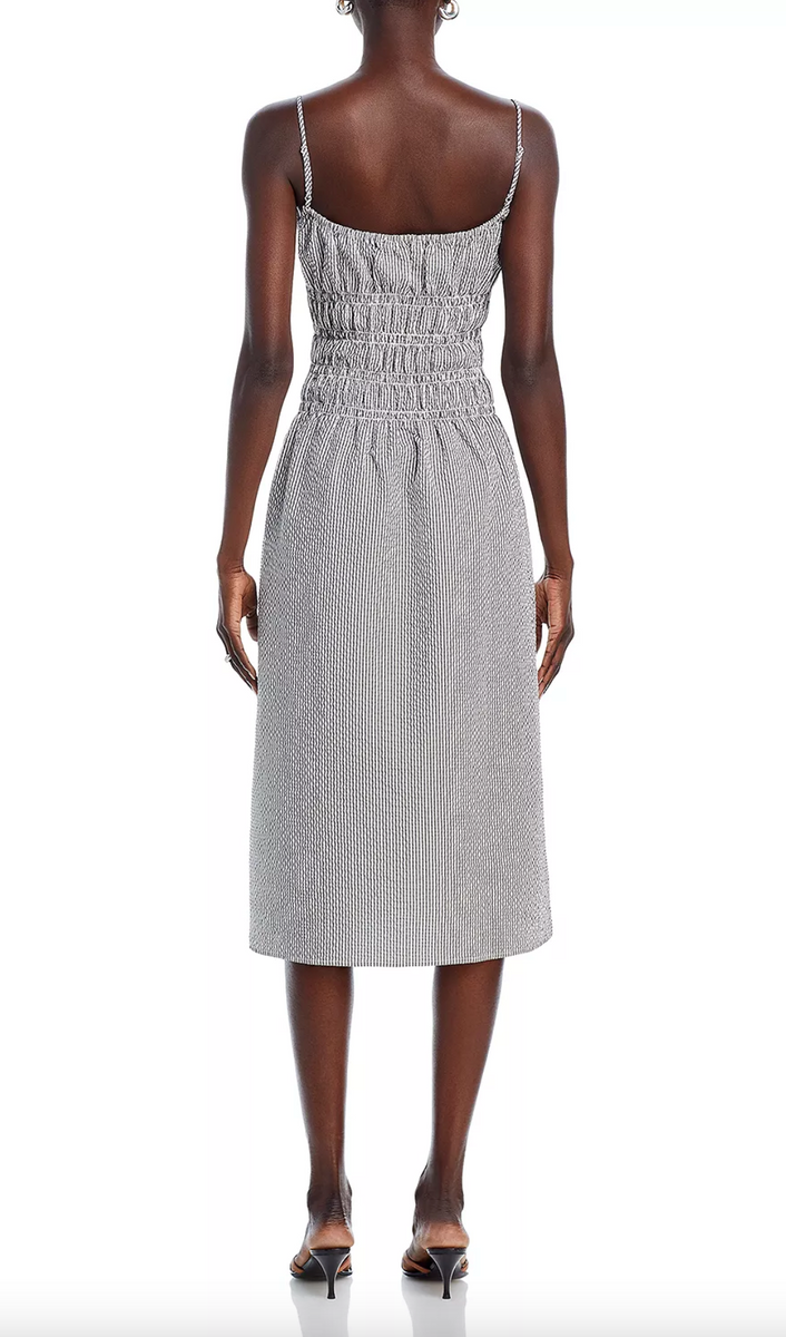 ISABELLE SMOCKED MIDI DRESS