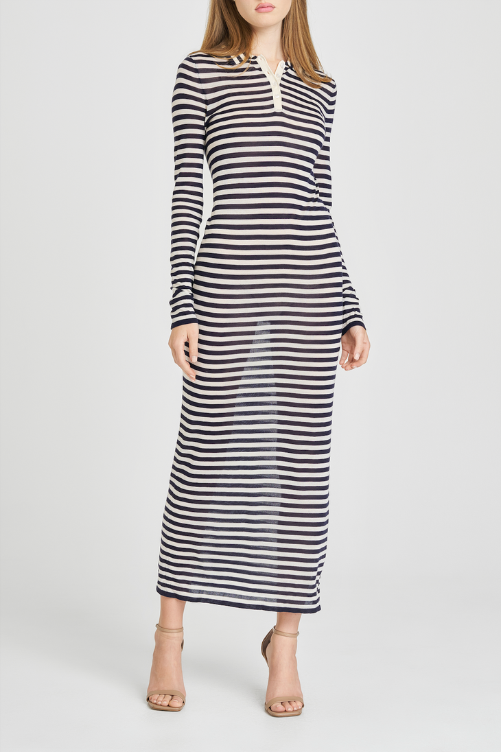 COLETTE STRIPED KNIT DRESS