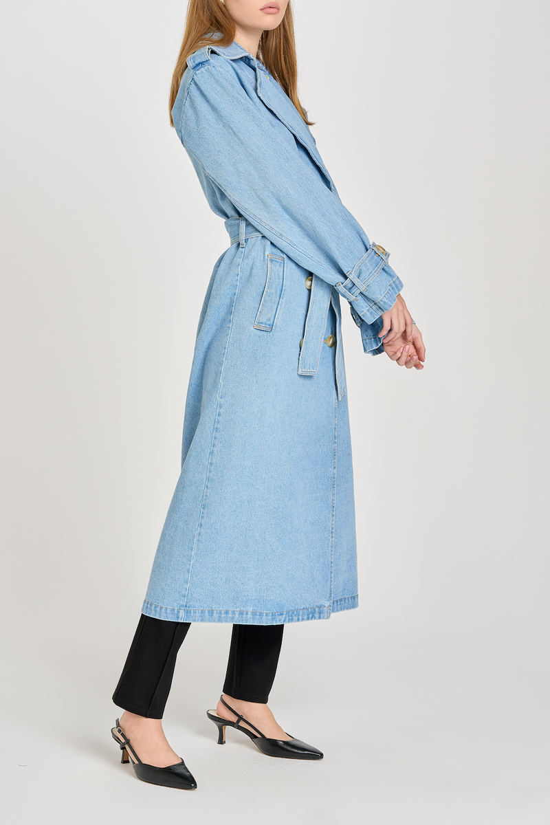 ASPEN DENIM TRENCH