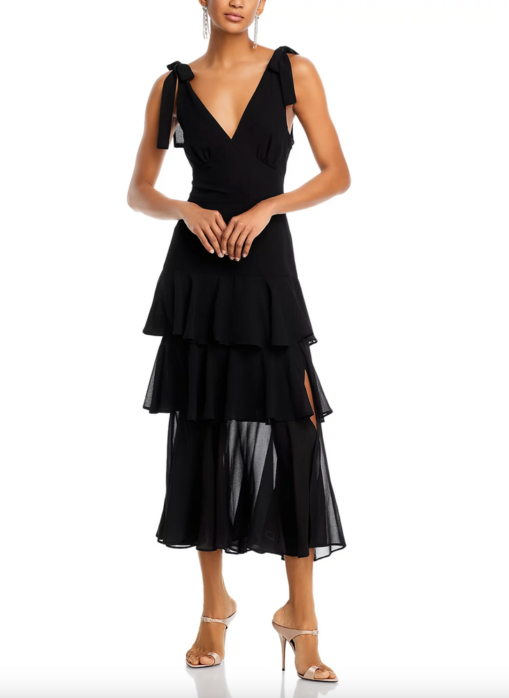 HAMPTON TIERED MIDI DRESS