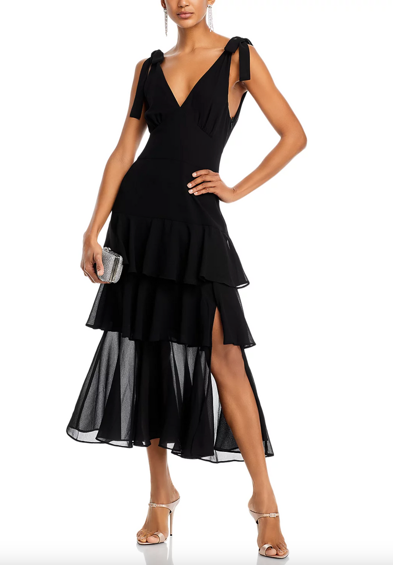 HAMPTON TIERED MIDI DRESS