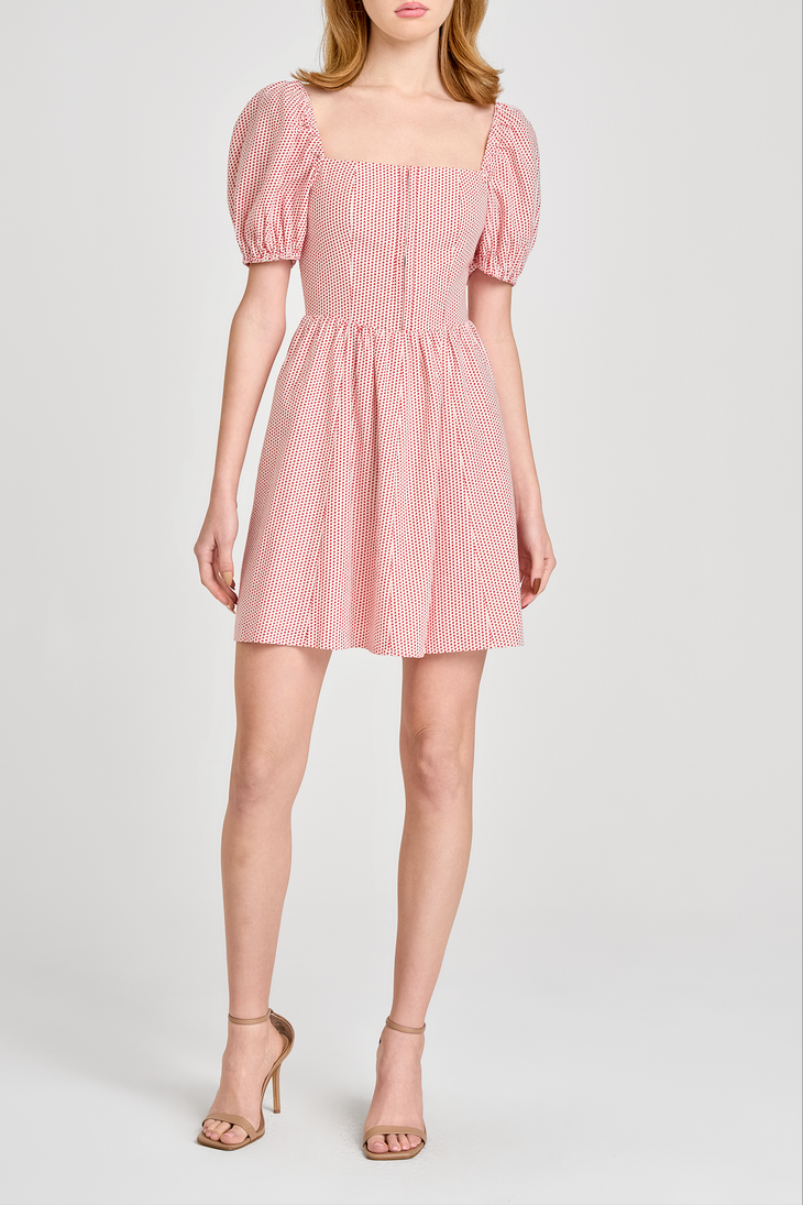 LEONIE SHORT SLEEVE MINI DRESS