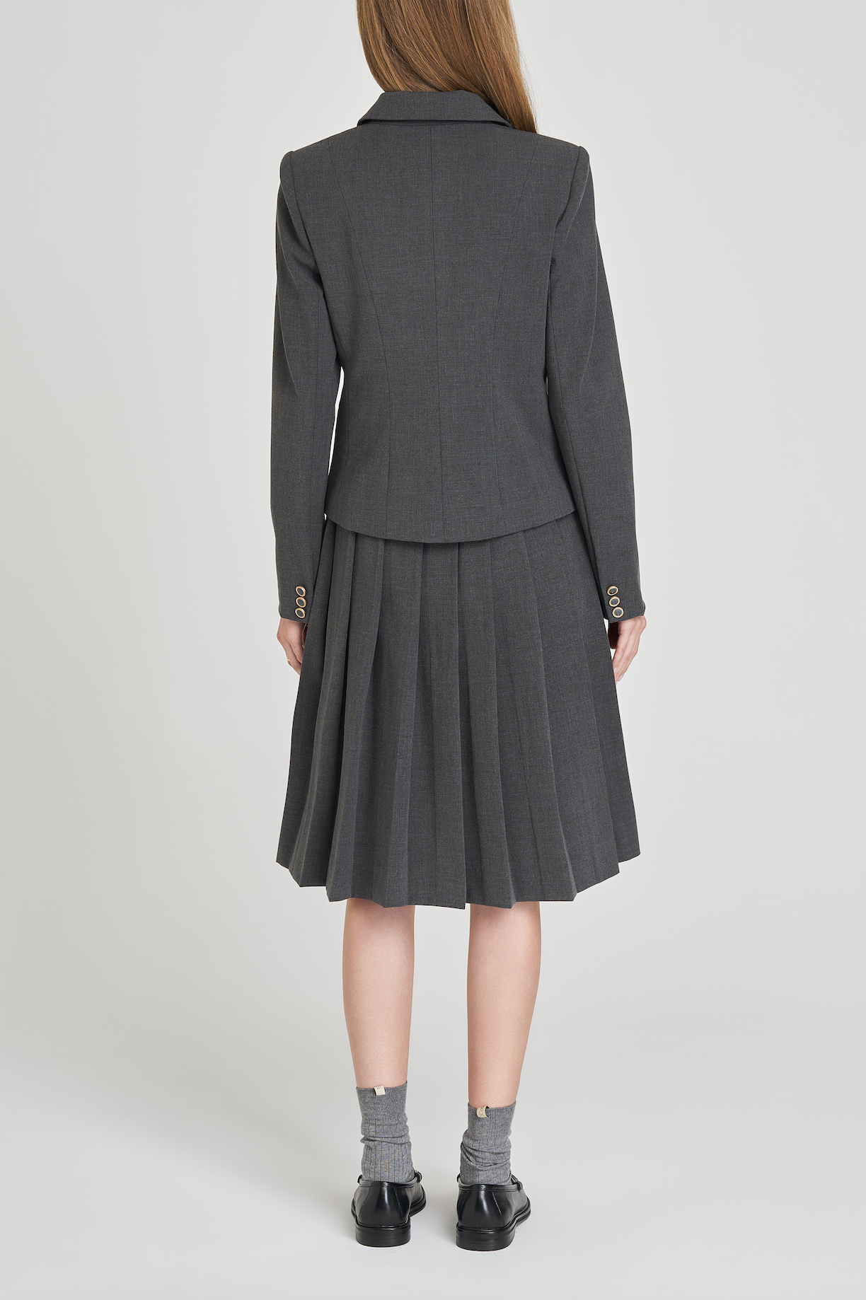 DARBY PLEATED MIDI SKIRT
