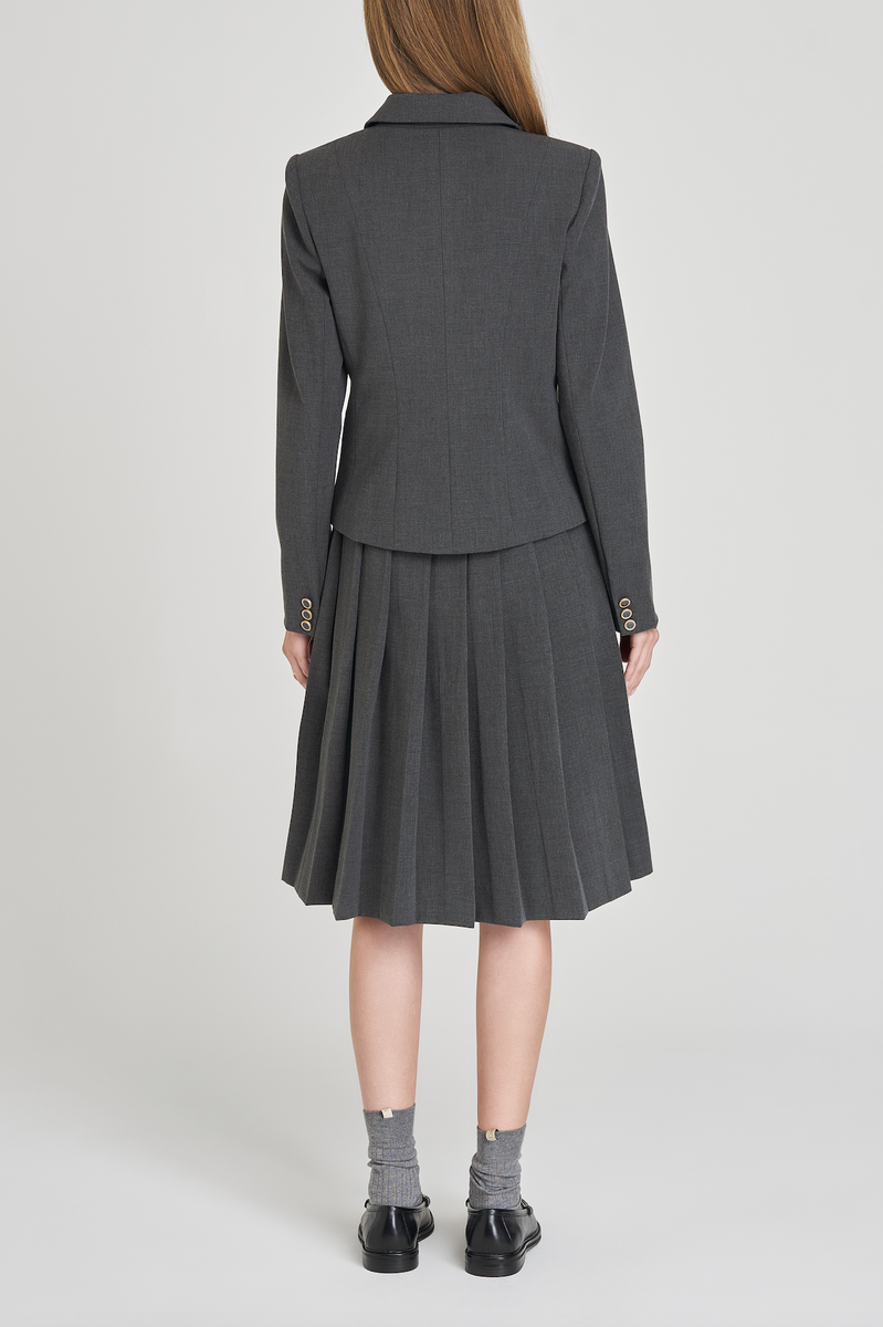 DARBY PLEATED MIDI SKIRT