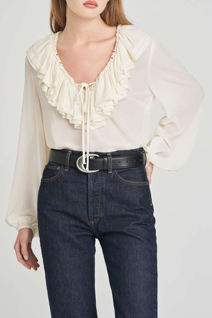 AGNES RUFFLE BLOUSE