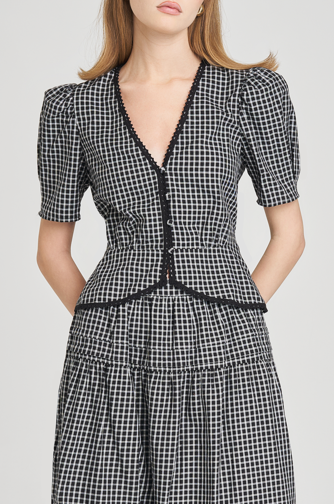 GEMMA PEPLUM TOP