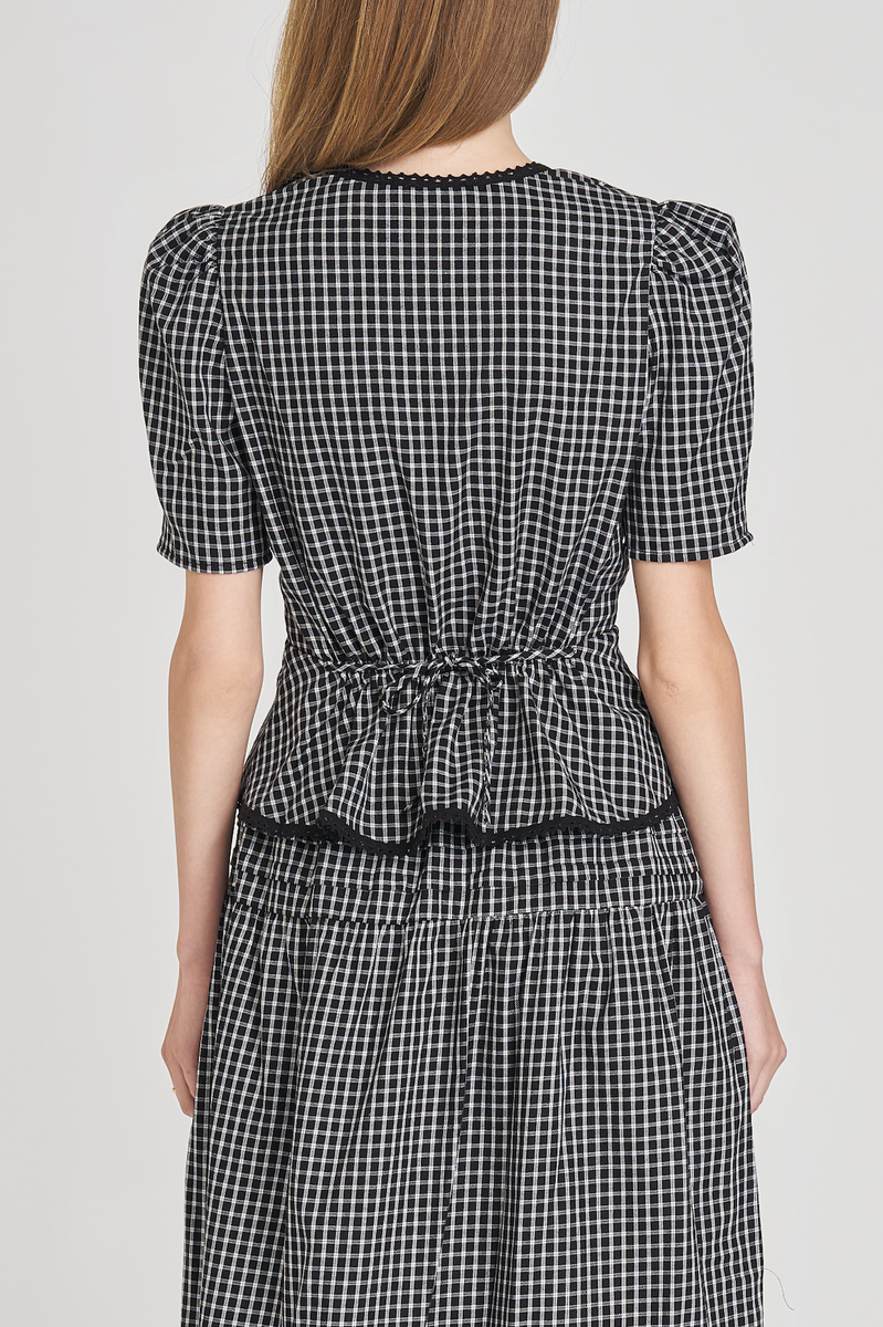 GEMMA PEPLUM TOP