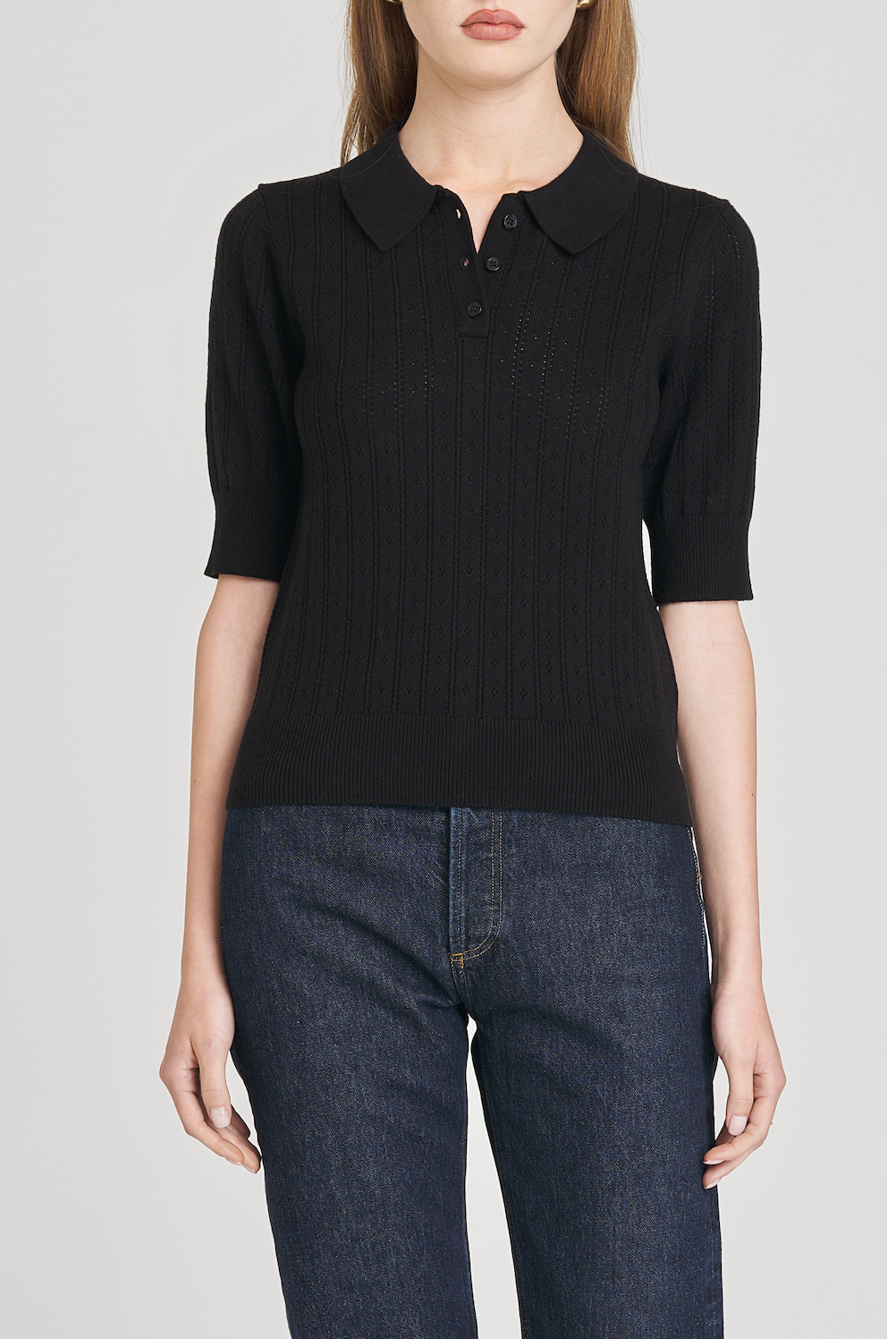 TAYLOR POINTELLE SWEATER