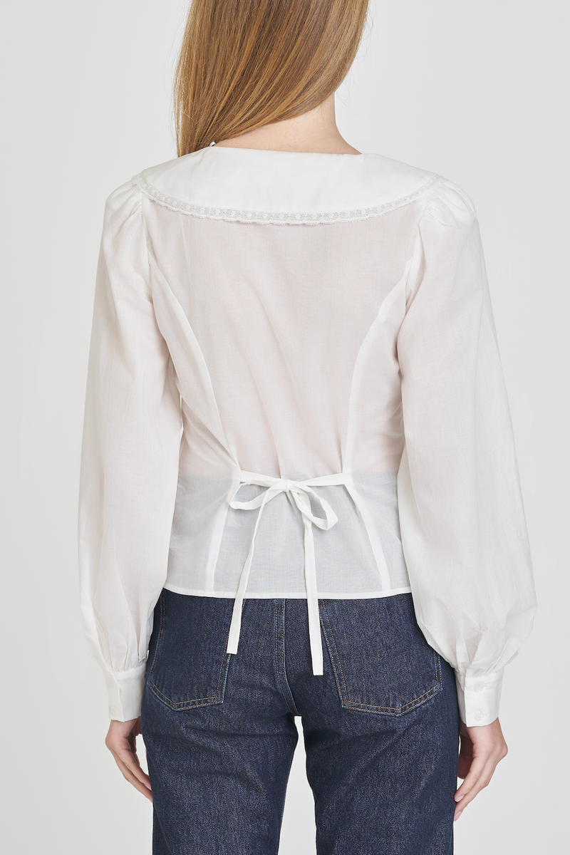CYNTHIA COLLARED BLOUSE