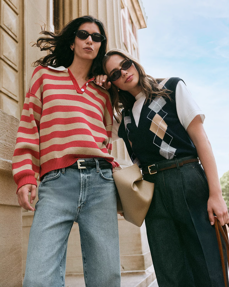 CINDY STRIPED PULLOVER