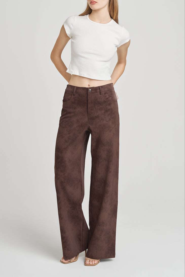 FREYA FAUX SUEDE PANT