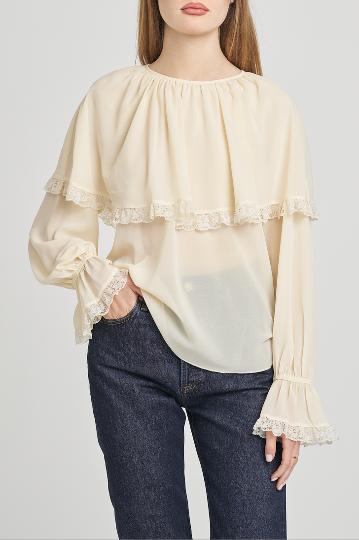 MIRABEL CAPELET BLOUSE