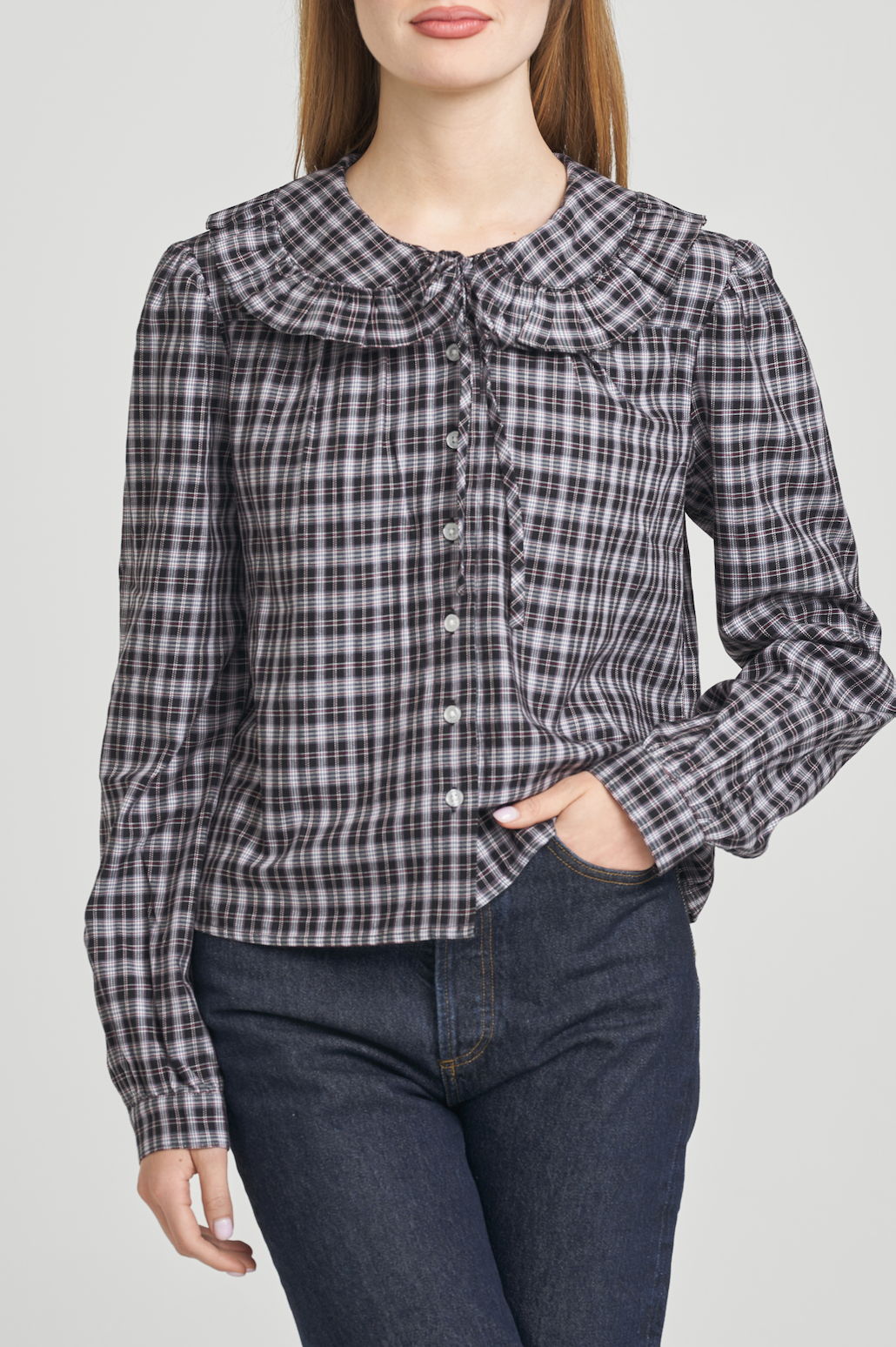 DOROTHY COLLARED BLOUSE
