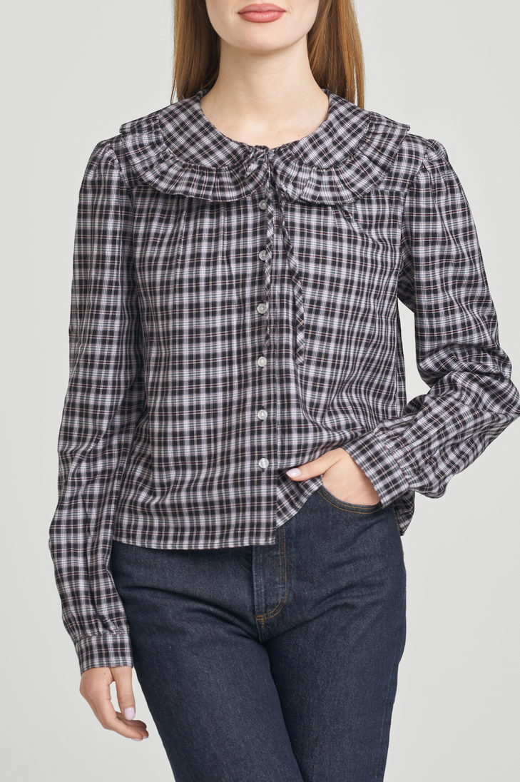 DOROTHY COLLARED BLOUSE