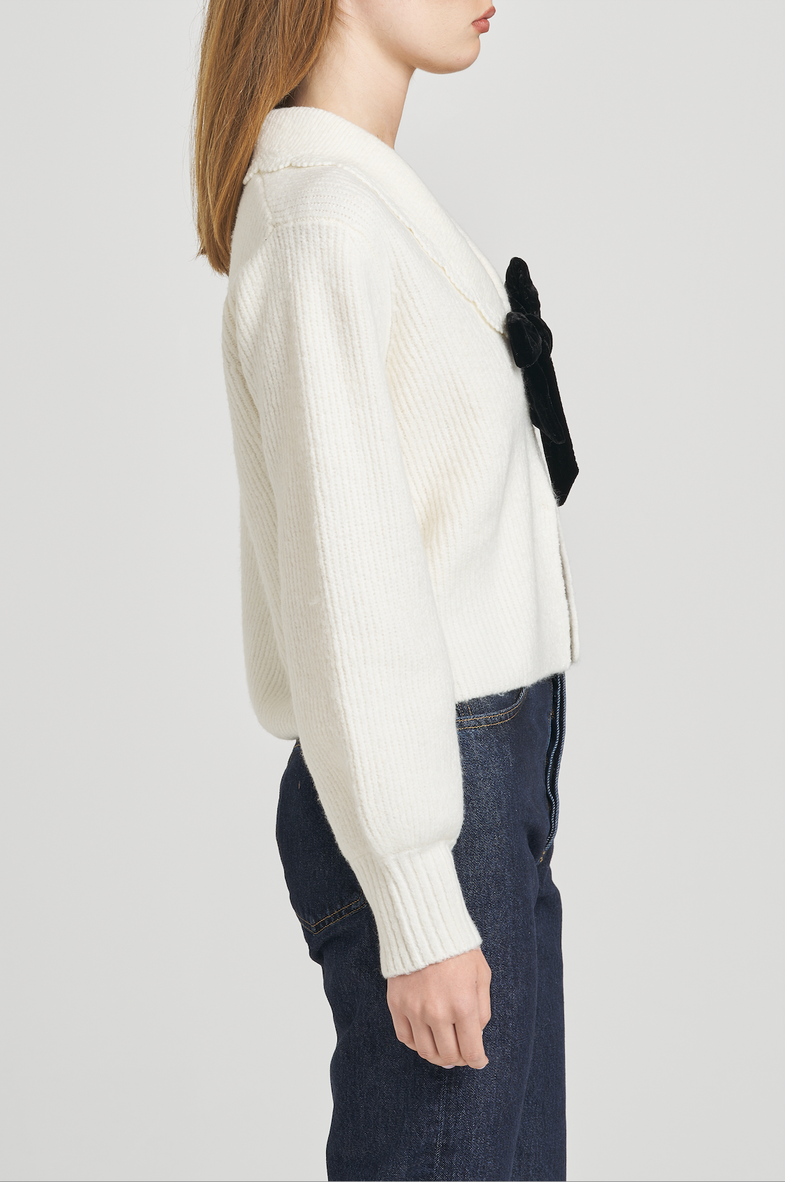 SLOANE BOW CARDIGAN