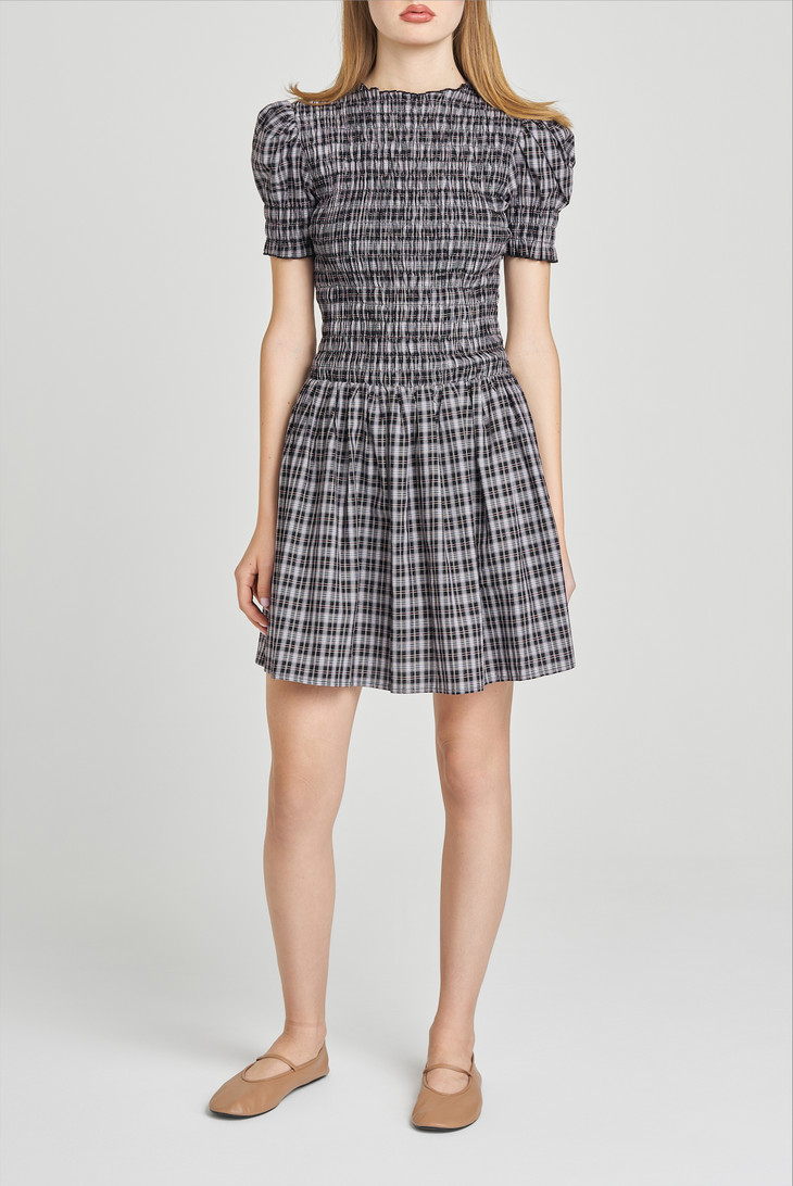 ELOISE SMOCKED MINI DRESS