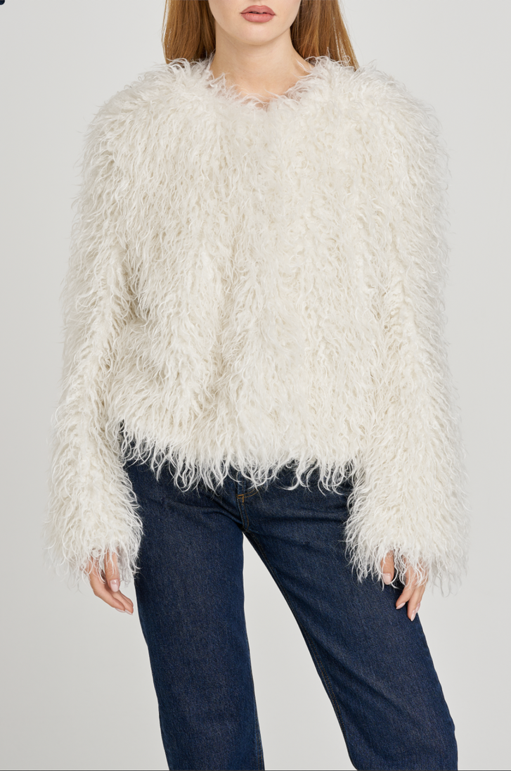 BRIDGETTE FAUX FUR JACKET