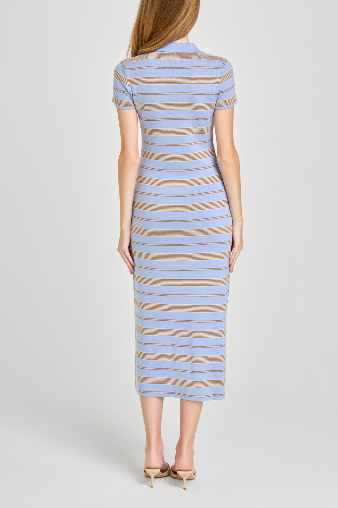 CARTER STRIPED SWEATER DRESS
