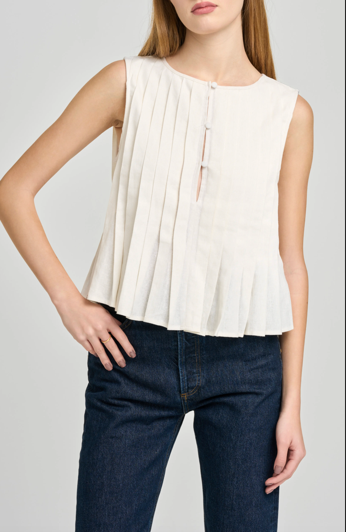 ROMY PLEATED TOP