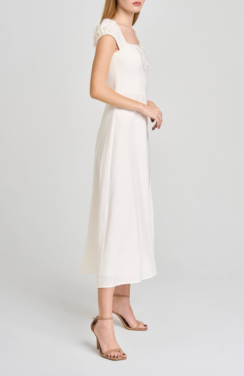 CARINA CAP SLEEVE MIDI DRESS
