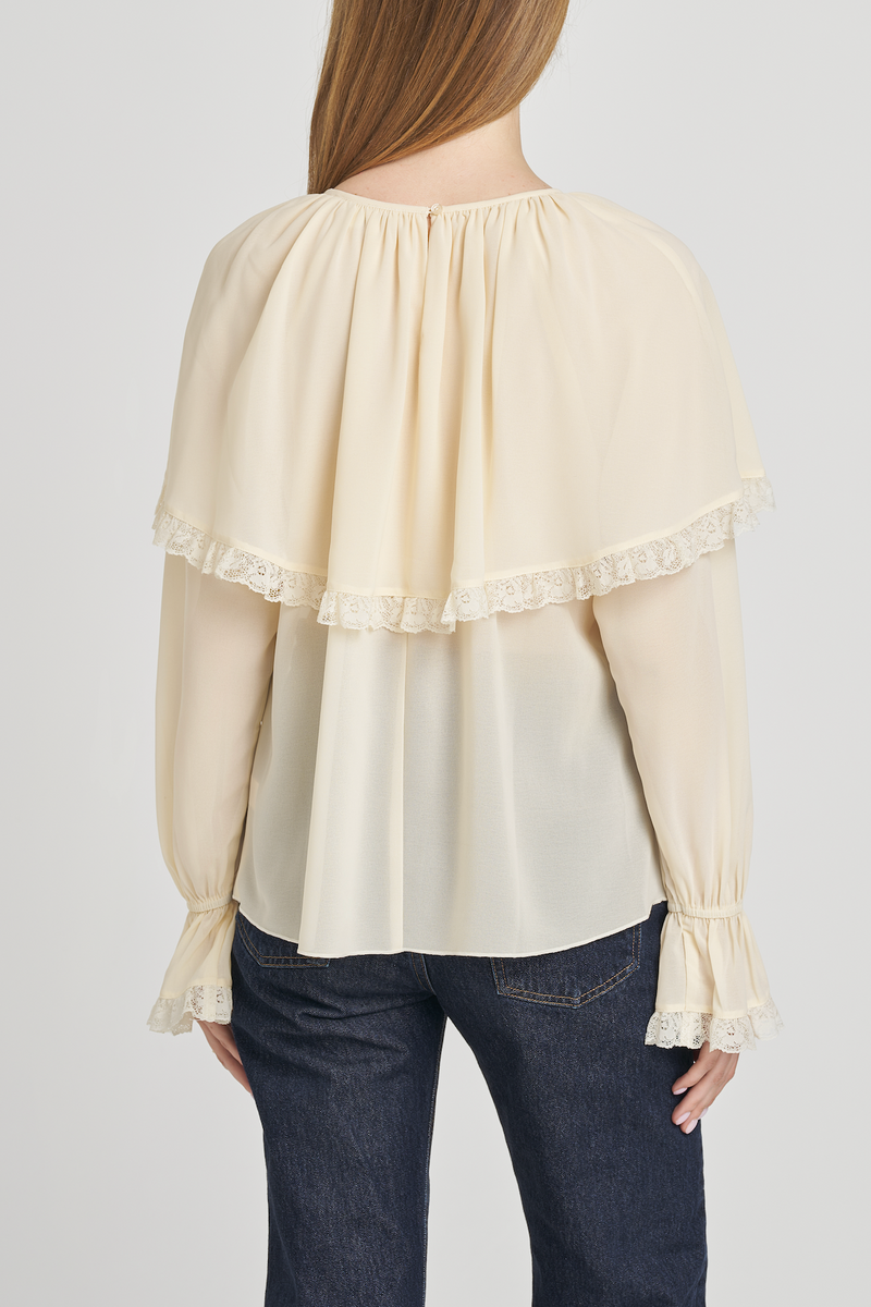 MIRABEL CAPELET BLOUSE