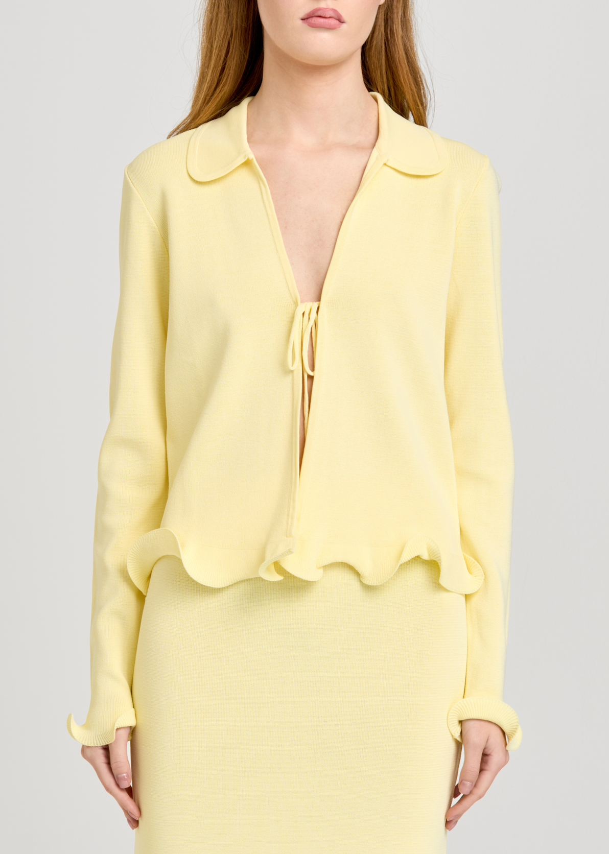 ISLA RUFFLE CARDIGAN