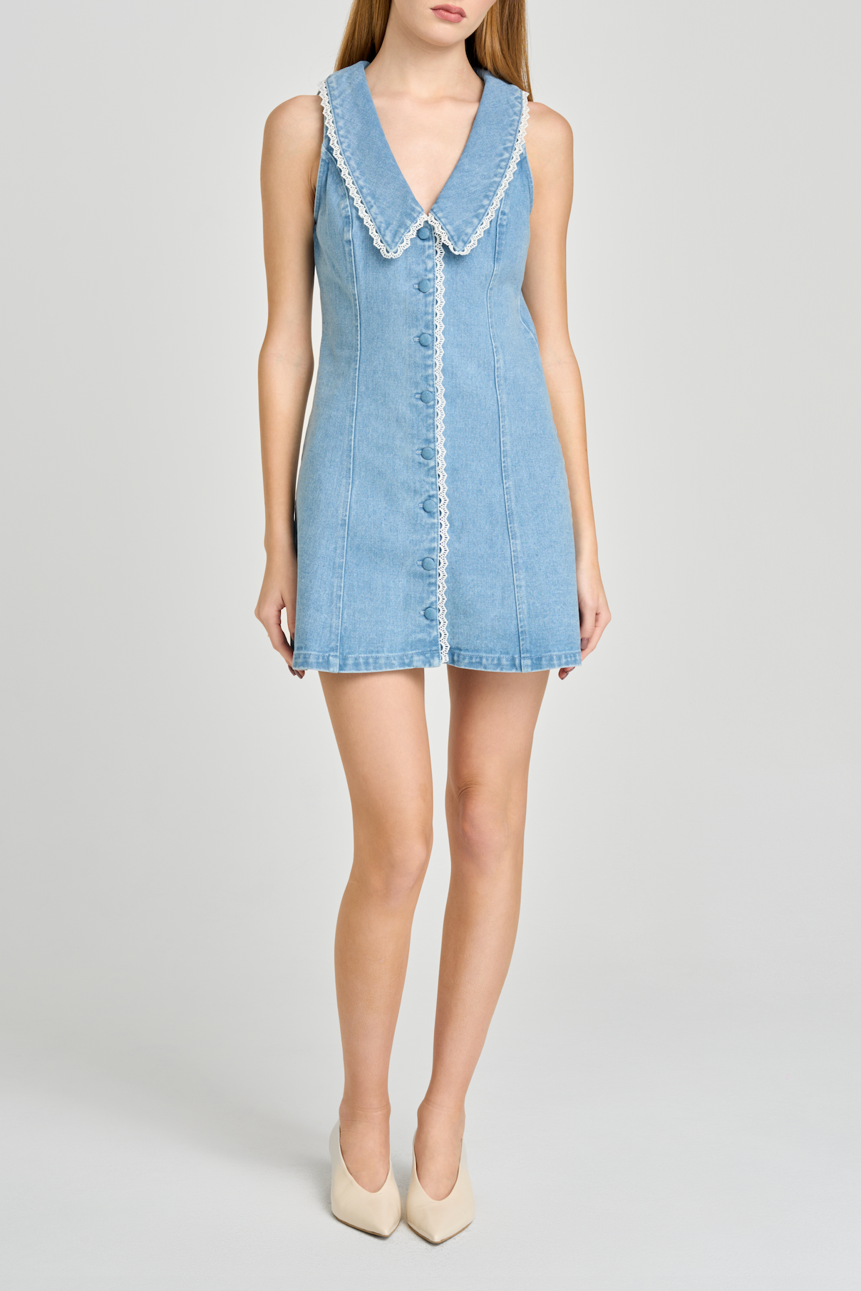 BETSY DENIM MINI DRESS