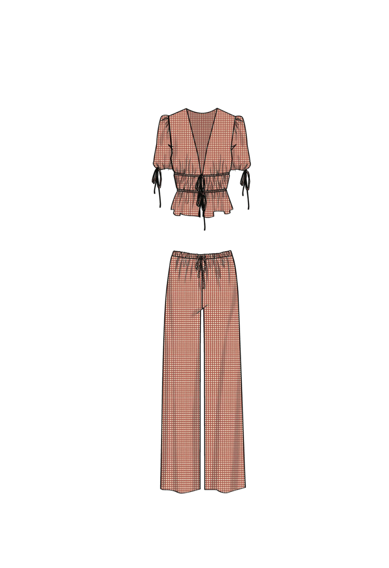 NINA TIE FRONT TOP