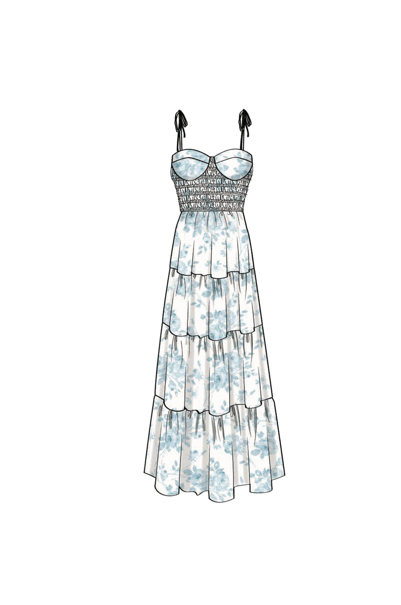 RACHELLE TIERED DRESS