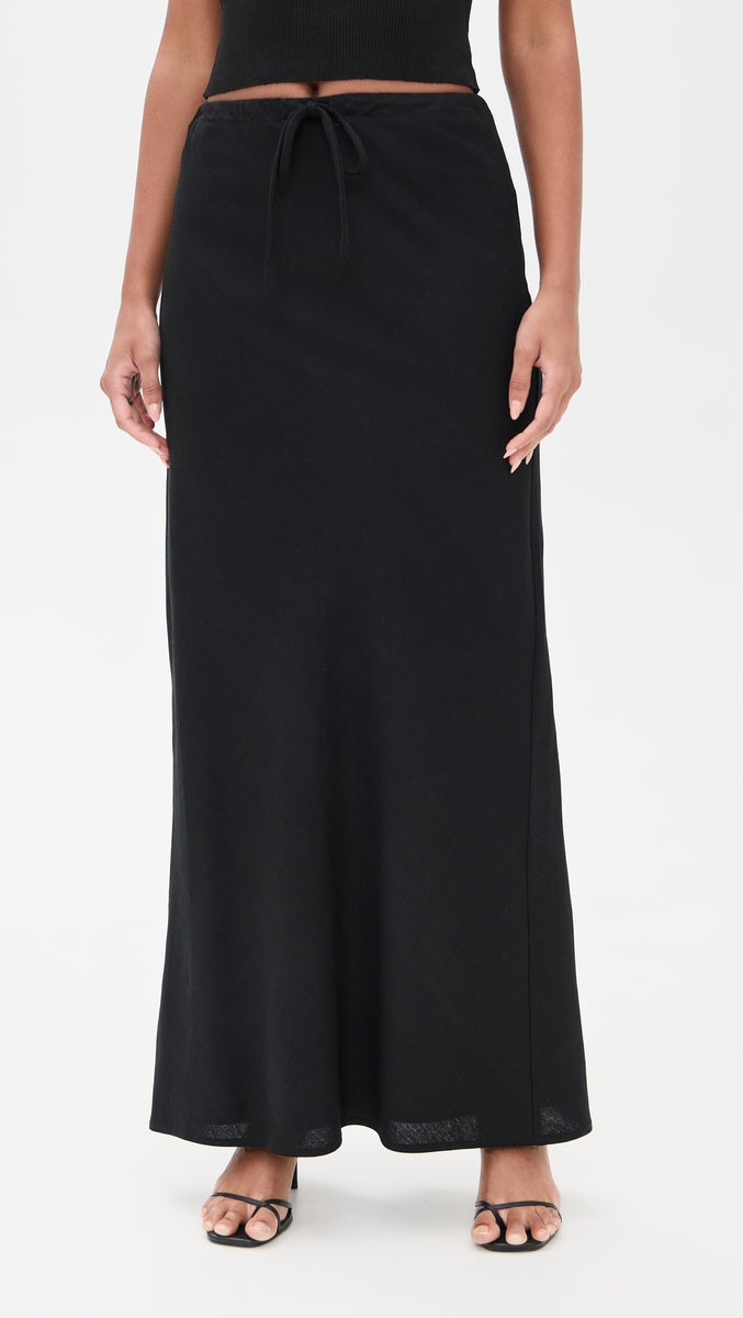 LINEN MAXI SKIRT
