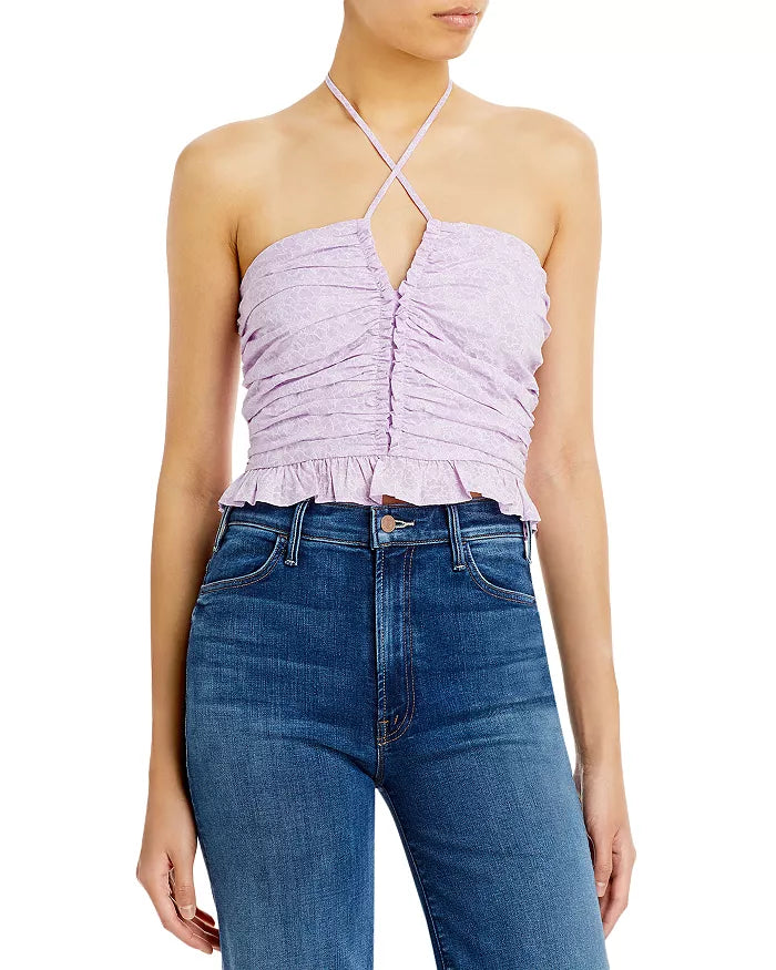 RIVERA RUCHED HALTER TOP