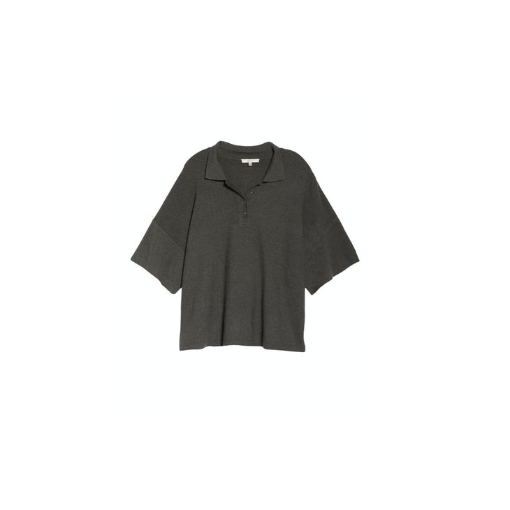 FULTON KNIT POLO TOP
