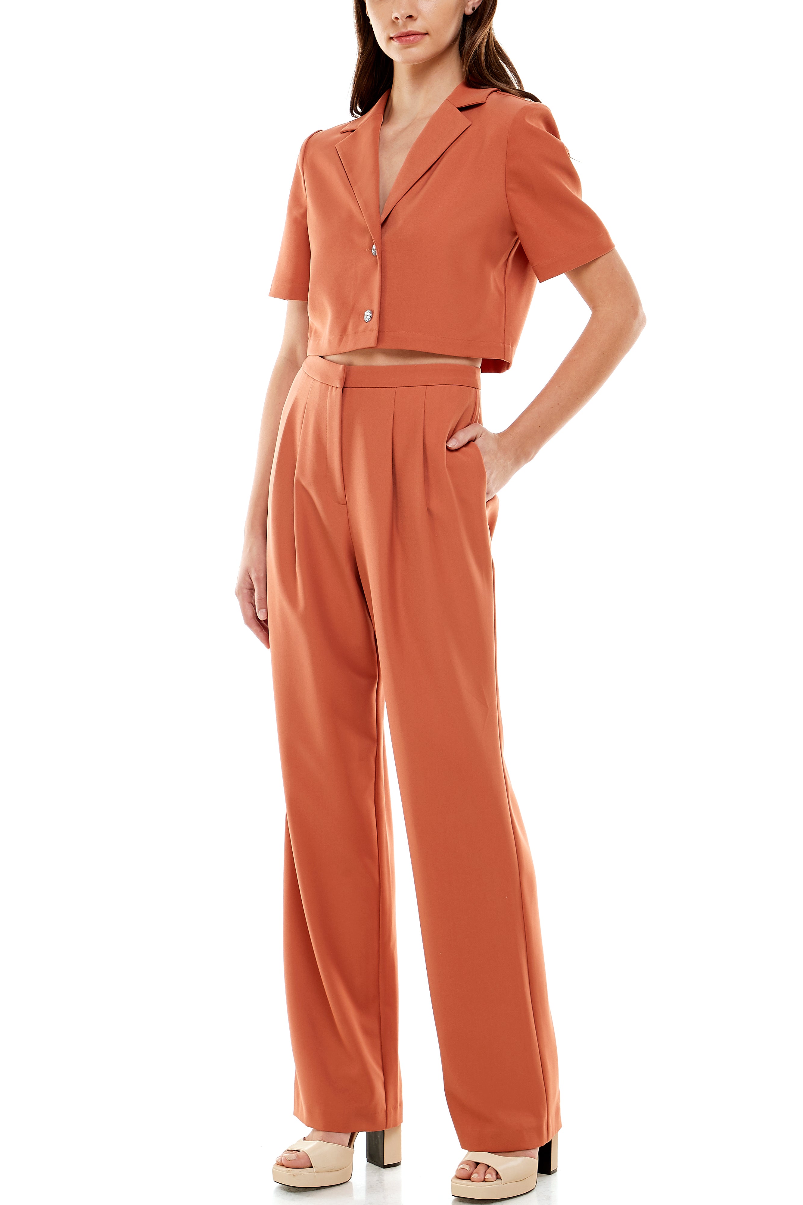 ICA ROXBURY PLEATED TROUSER