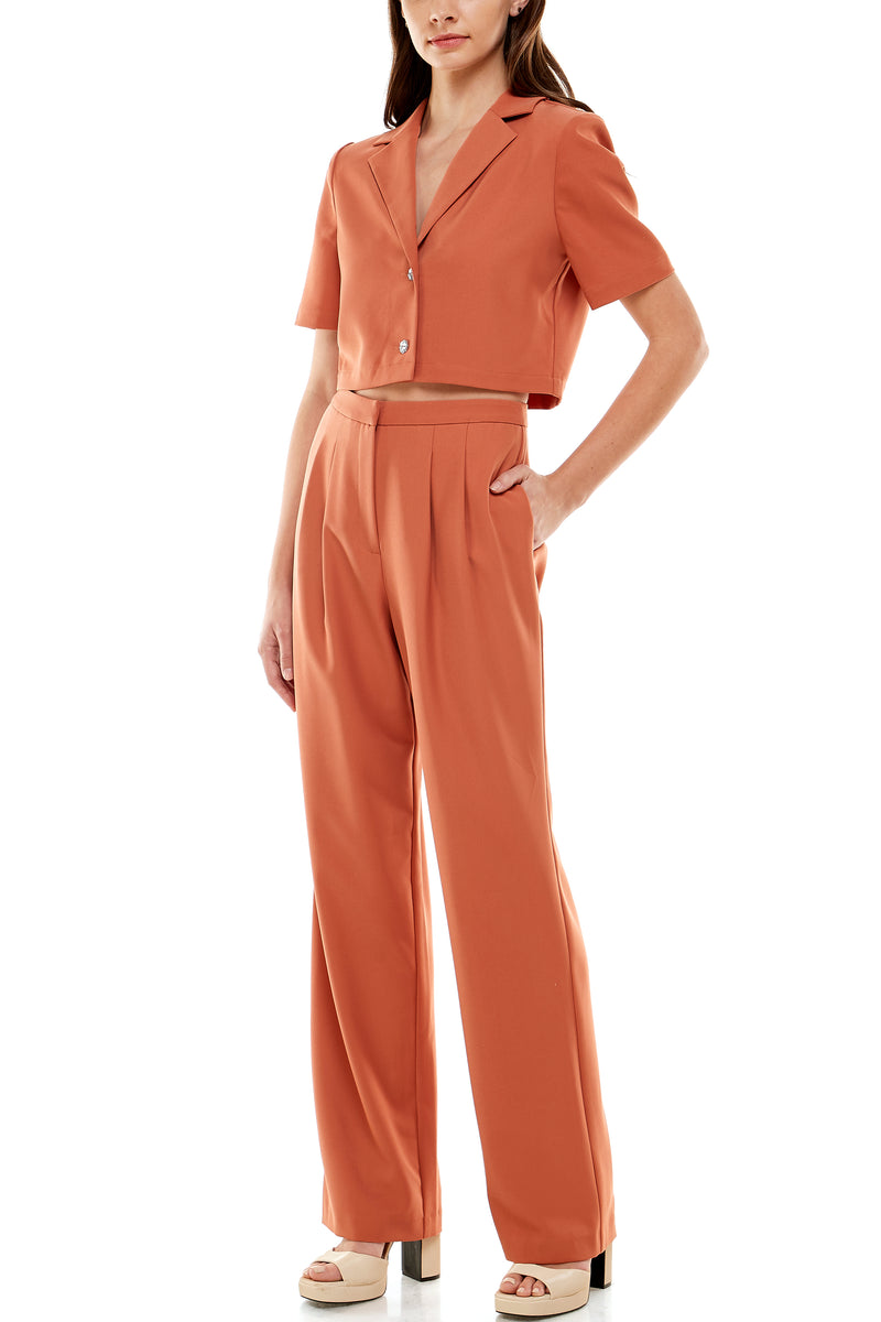 ICA ROXBURY PLEATED TROUSER
