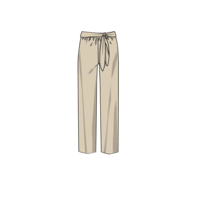 FULTON TIE WAIST CROPPED PANT