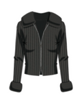 FUR COLLAR CARDIGAN