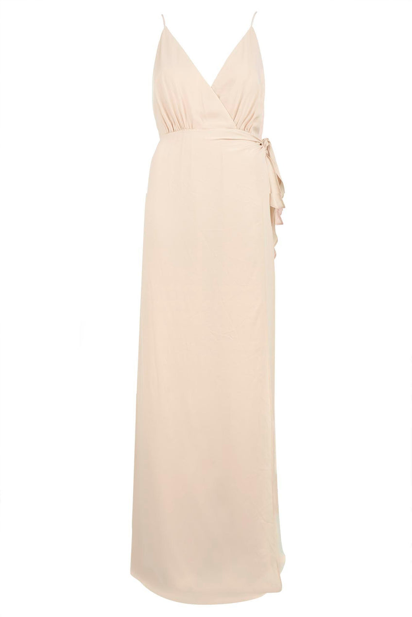 bridesmaids dress georgette cami in champaign color